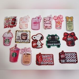 Flatback Soda Pop Coffee For Review Flats Planar Badge Keychain Beaded Pen